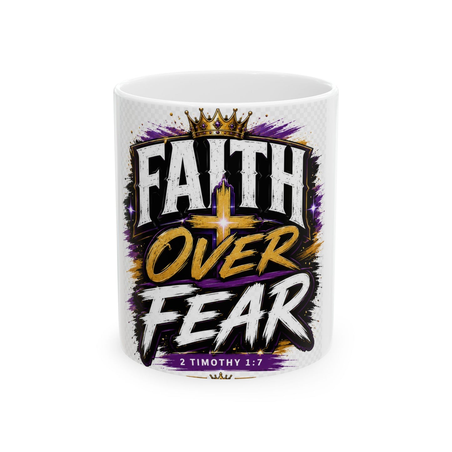 Faith Over Fear Ceramic Mug
