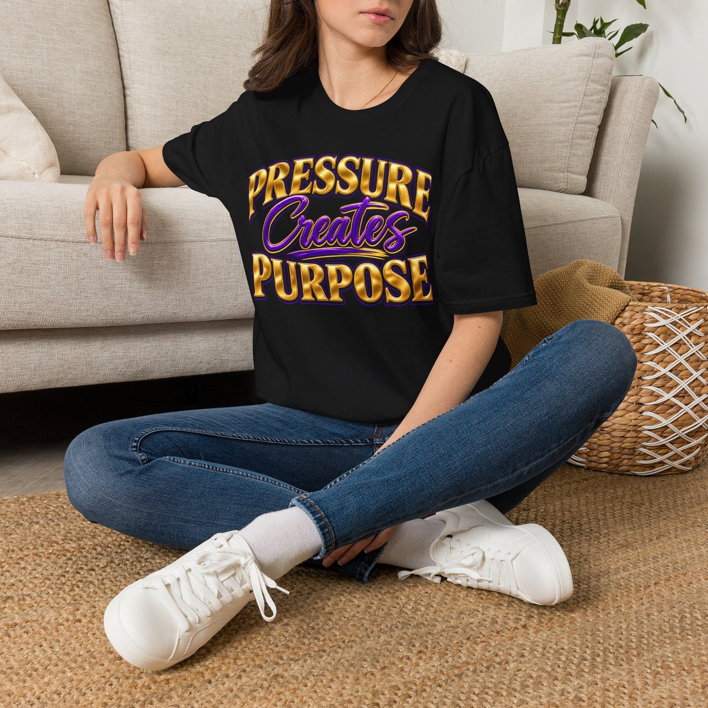 Pressure Creates Purpose Unisex T-Shirt