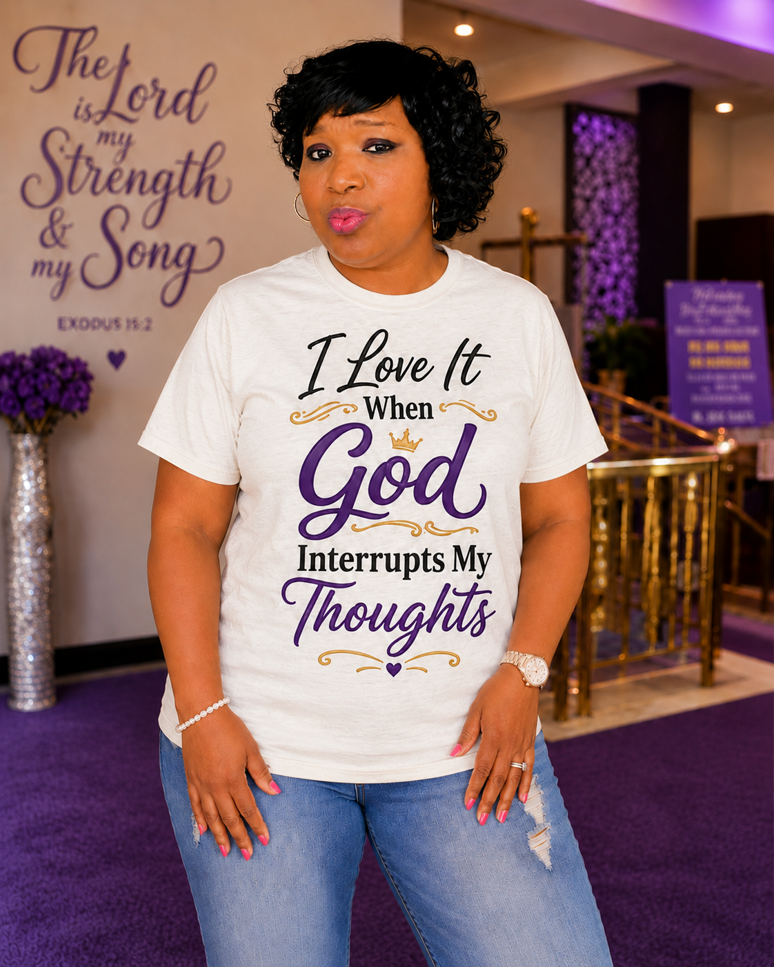 Godschozenone "God Interrupts Tee