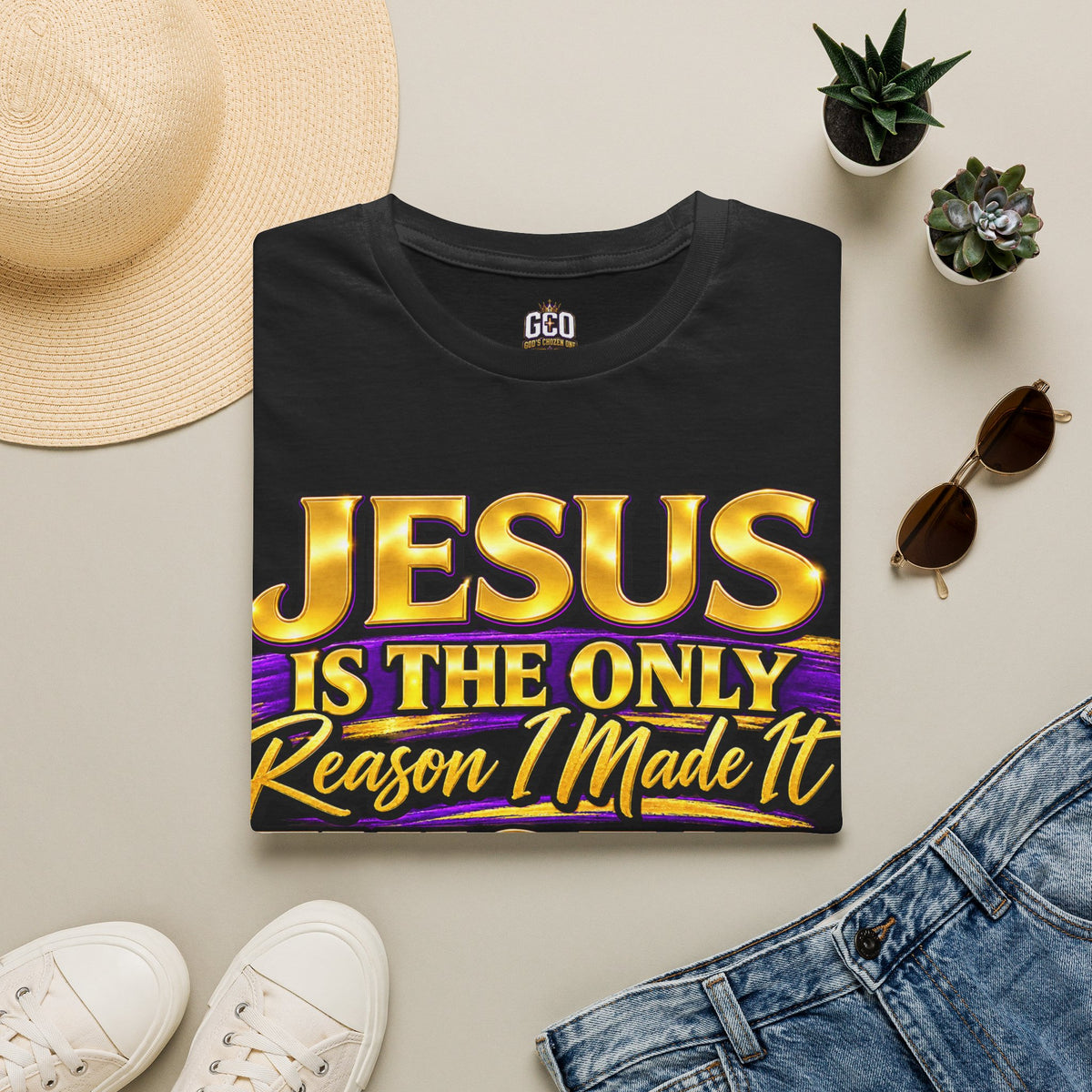 Jesus Is The Only Reason | Christian T-Shirt