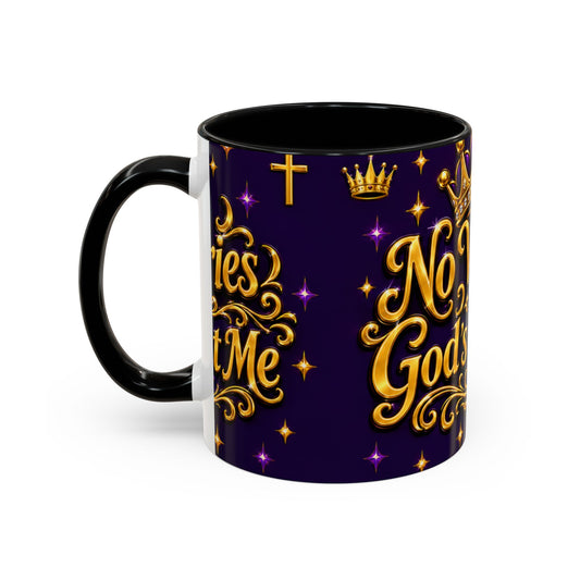 No Worries God's Got Me Coffee Mug — Faith-Inspired Accent Mug