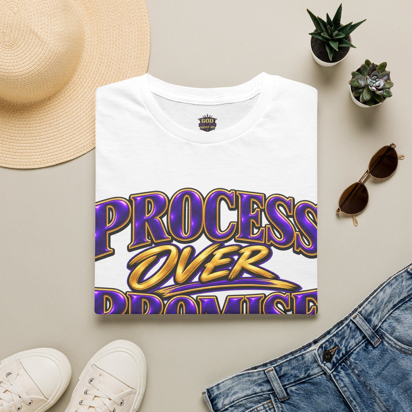 Process Over Promise T-Shirt — Motivational Graphic Tee