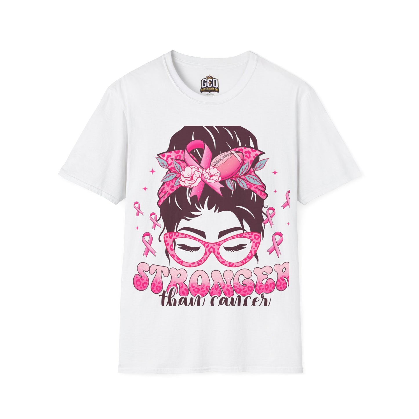 Pink Ribbon Bandana Girl Tee