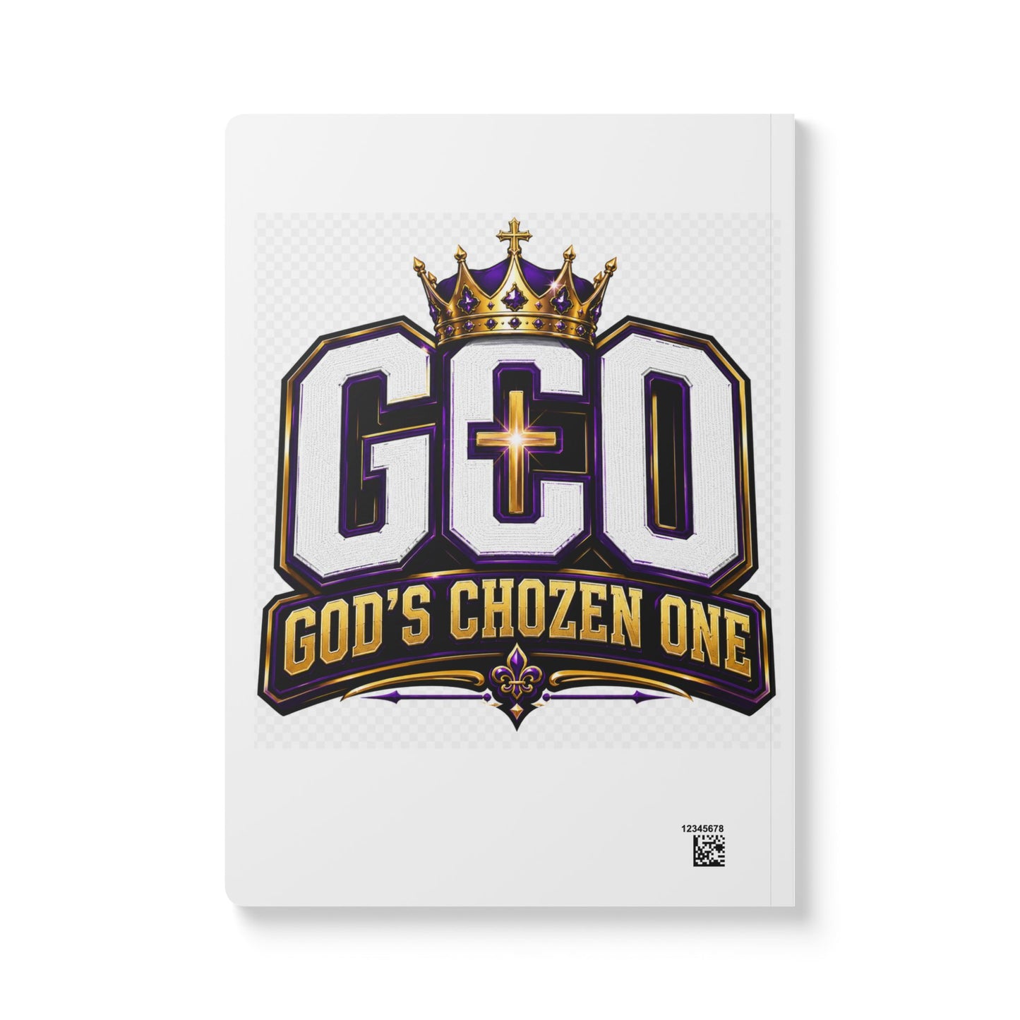 Faith Over Fear Softcover Journal — "GCO: God’s Chosen One" Christian Prayer & Devotional Notebook