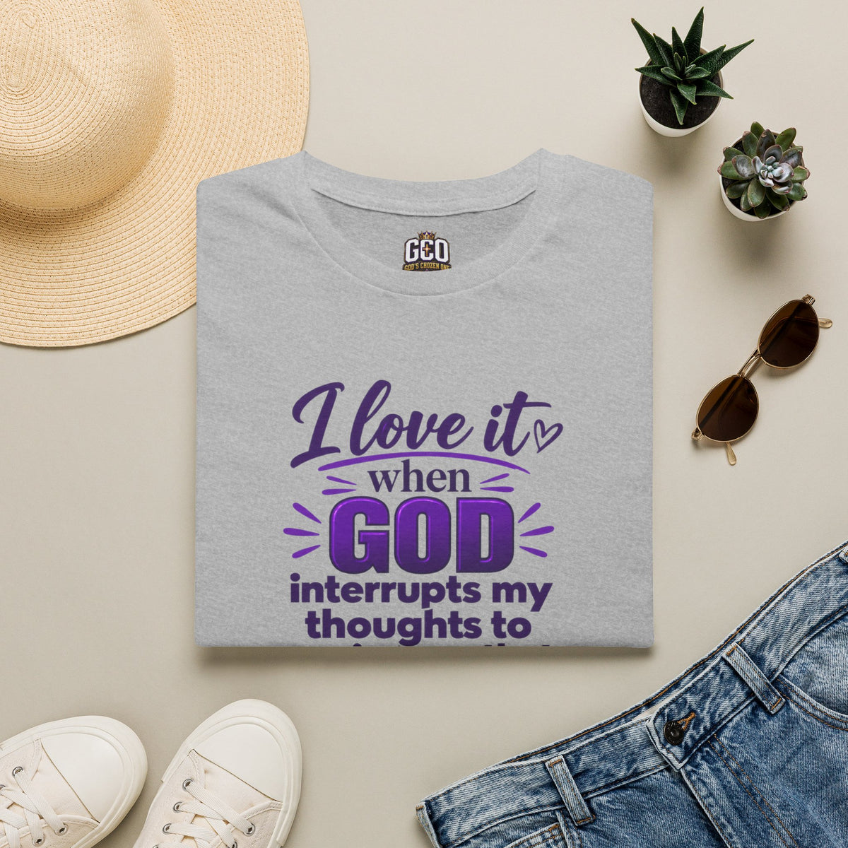 Godschozenone "God Interrupts Tee