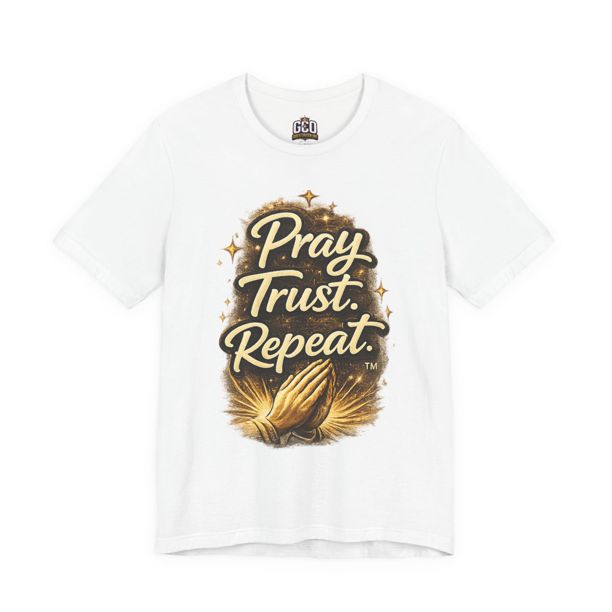 Pray Trust Repeat T-Shirt — ChristianTee
