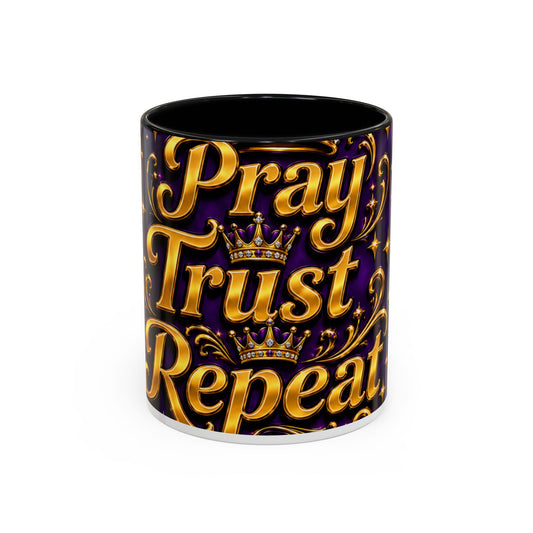 Pray Trust Repeat Coffee Mug