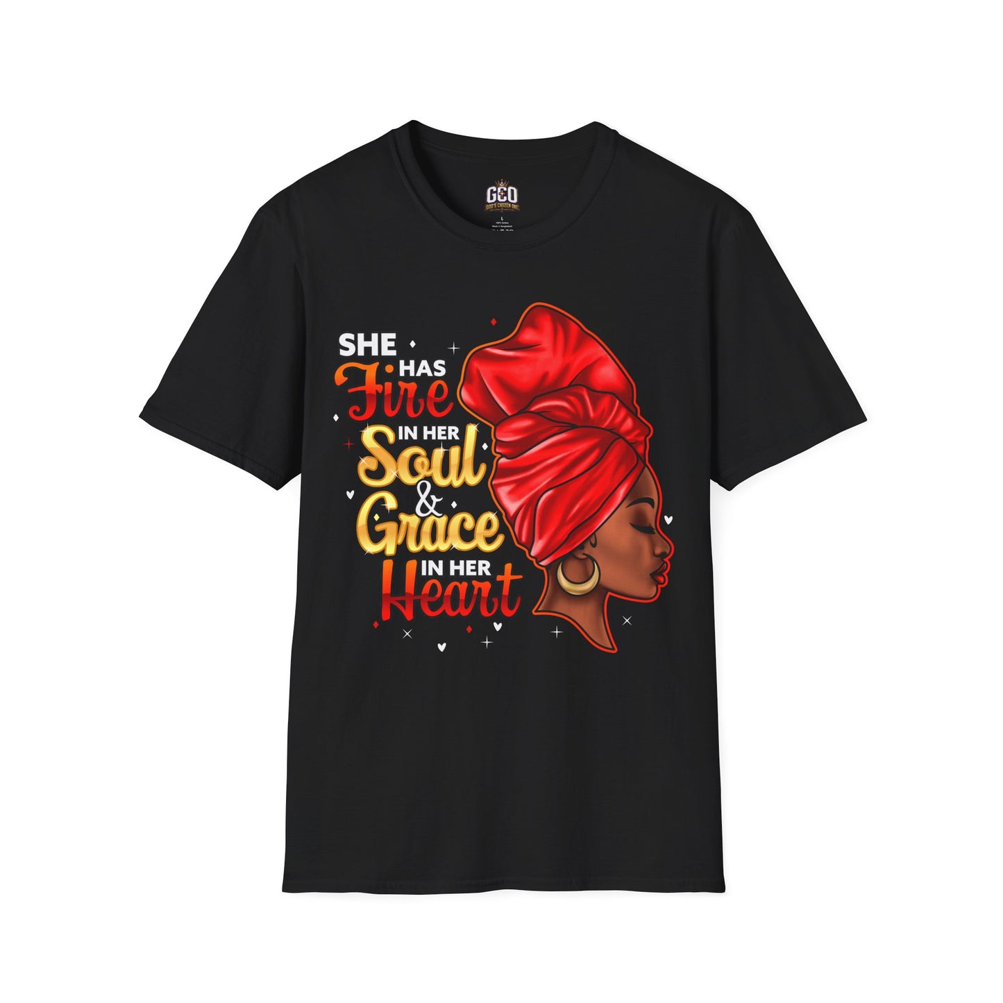She Has Fire In Her Soul Graphic T-Shirt —