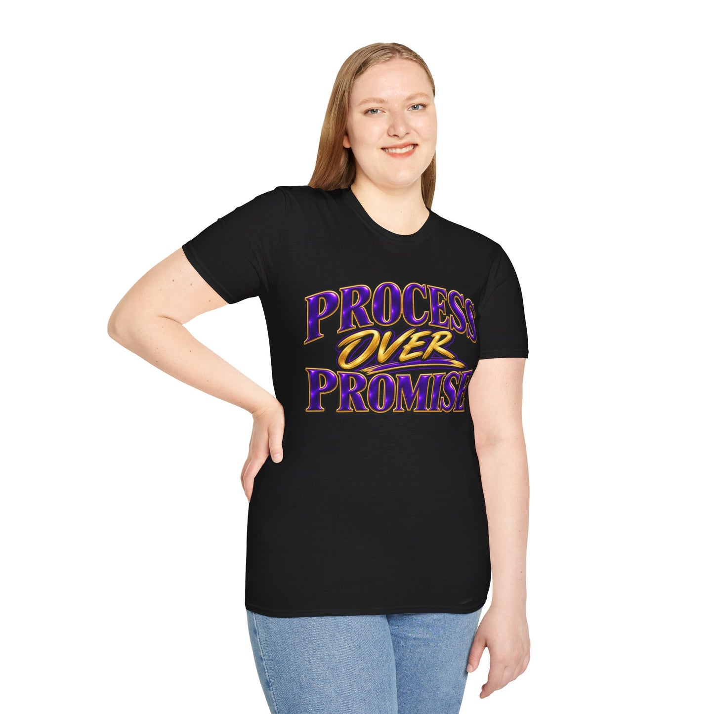 Process Over Promise T-Shirt — Motivational Graphic Tee