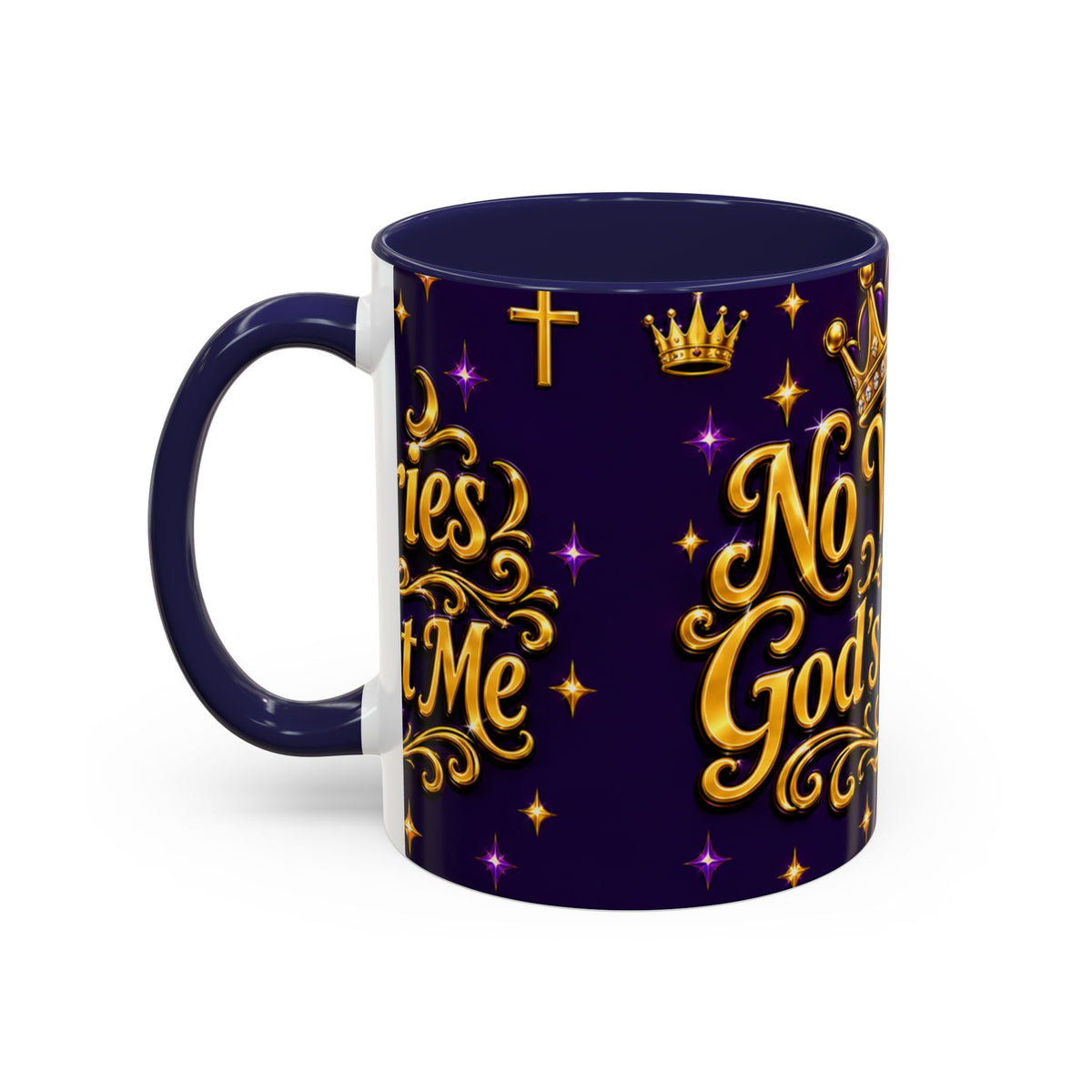No Worries God's Got Me Coffee Mug — Faith-Inspired Accent Mug