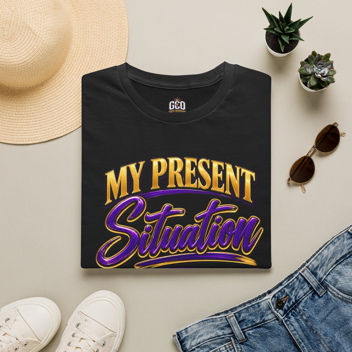 Godschozenone  Present Situation" Tee