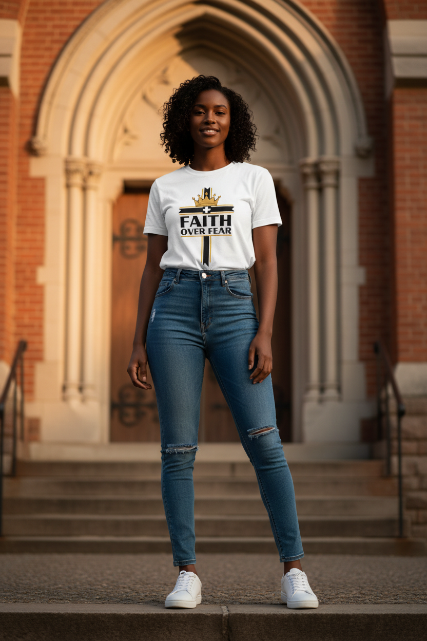 Faith Over Fear - Jeans